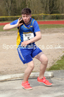Shot putt, 2021 NECAA Open Graded Meeting, Morpeth. Photo: David T. Hewitson/Sports for All Pics